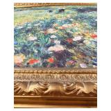 Renoir Reproduction & Woman With A Parasol In A Garden