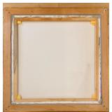 Jacques Maldonado Abstract Floral Painting with Gold Frame - Reproduction on Canvas