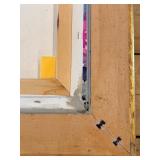 Jacques Maldonado Abstract Floral Painting with Gold Frame - Reproduction on Canvas