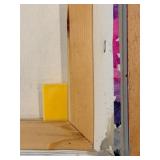 Jacques Maldonado Abstract Floral Painting with Gold Frame - Reproduction on Canvas