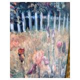 Framed Canvas Reproduction: Iris Forever by Leon Roulette