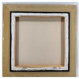 Reproduction of Abstract Expressionist Painting by Spoz in Ornate Gold Frame