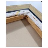 Reproduction of Abstract Expressionist Painting by Spoz in Ornate Gold Frame