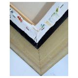 Reproduction of Abstract Expressionist Painting by Spoz in Ornate Gold Frame