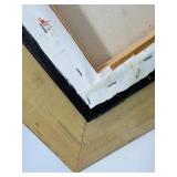 Reproduction of Abstract Expressionist Painting by Spoz in Ornate Gold Frame