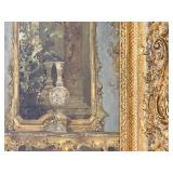 Francesco Beda "The Chess Game" Reproduction & Gilded Frame