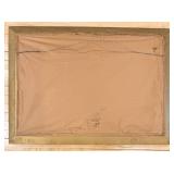 Francesco Beda "The Chess Game" Reproduction & Gilded Frame