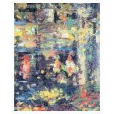 Thomas Kinkade Paris - City of Lights - Reproduction Painting in Gold Frame