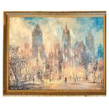 Sunday Afternoon Impressionist Cityscape Reproduction by Jack Laycox