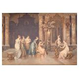 Framed Print After "The Young Model" - Francesco Beda Reproduction