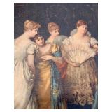 Framed Print After "The Young Model" - Francesco Beda Reproduction