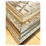 Impressionist Cityscape Painting in Ornate Gilt Frame