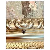 Impressionist Cityscape Painting in Ornate Gilt Frame