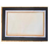 Impressionist Cityscape Painting in Ornate Gilt Frame