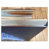 Impressionist Cityscape Painting in Ornate Gilt Frame