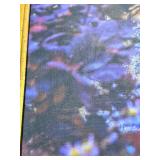 Claude Monet Water Lilies Reproduction on Canvas in Gilt Frame