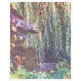 Claude Monet Water Lilies Reproduction on Canvas in Gilt Frame