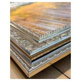 Framed Autumn Birch Forest Landscape Reproduction on Canvas Painting