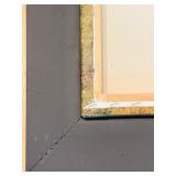 Framed Autumn Birch Forest Landscape Reproduction on Canvas Painting