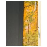 Framed Autumn Birch Forest Landscape Reproduction on Canvas Painting