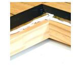 Framed Autumn Birch Forest Landscape Reproduction on Canvas Painting