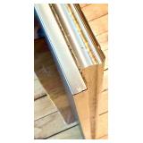 Framed Autumn Birch Forest Landscape Reproduction on Canvas Painting