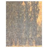 Oil Landscape Reproduction Painting In Ornate Gilt Frame With Crackled Surface