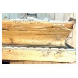 Oil Landscape Reproduction Painting In Ornate Gilt Frame With Crackled Surface