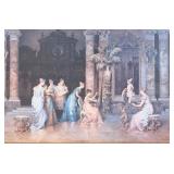 Francesco Beda "The Young Model" Reproduction On Canvas