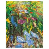 Auberge de Soleil - Kerry Hallam Painted Reproduction on Canvas