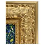 Gustav Klimt Apple Tree I Reproduction On Canvas & Ornate Gold Frame