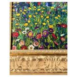 Gustav Klimt Apple Tree I Reproduction On Canvas & Ornate Gold Frame