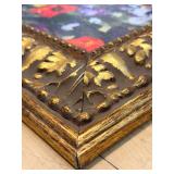 Framed Canvas Print: A Red Poppy Field In Summer by Valery Rybakow