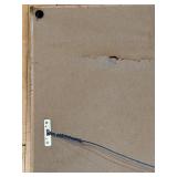 Framed Canvas Print: A Red Poppy Field In Summer by Valery Rybakow