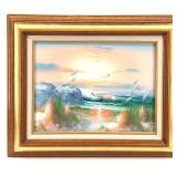 Bernard B. Duggan Reproduction Seascape Oil Painting