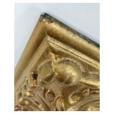 Framed Impressionist Landscape with Purple & Green Foliage Reproduction