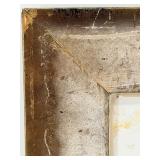 Framed Impressionist Landscape with Purple & Green Foliage Reproduction