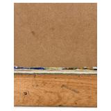 Vibrant Floral Impasto Painting on Canvas in Ornate Gold Frame