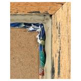 Vibrant Floral Impasto Painting on Canvas in Ornate Gold Frame