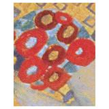 Gustav Klimt The Kiss Reproduction on Canvas in Ornate Gold Frame