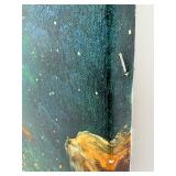 Forest Path in a Sunlit Grove & Original Acrylic on Canvas by T. Mike Reproduction on Canvas