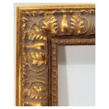 Ornate Gilt Picture Frame Lot including Art Accent Lamp