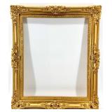 Ornate Gilt Picture Frame Lot including Art Accent Lamp