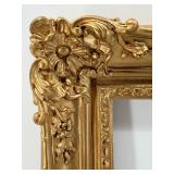 Ornate Gilt Picture Frame Lot including Art Accent Lamp