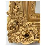 Ornate Gilt Picture Frame Lot including Art Accent Lamp