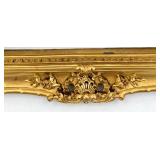 Ornate Gilt Picture Frame Lot including Art Accent Lamp