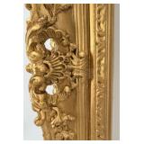 Ornate Gilt Picture Frame Lot including Art Accent Lamp