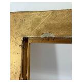 Ornate Gilt Picture Frame Lot including Art Accent Lamp