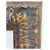 Ornate Gilt Picture Frame Lot including Art Accent Lamp