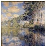Monet Poplars on the Epte Canvas Reproduction